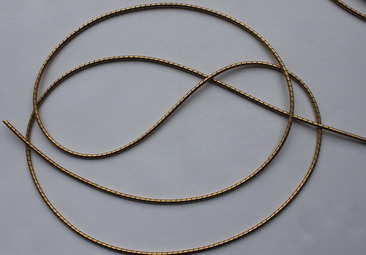 Nickel plated beryllium copper spiral tube shielding gasket