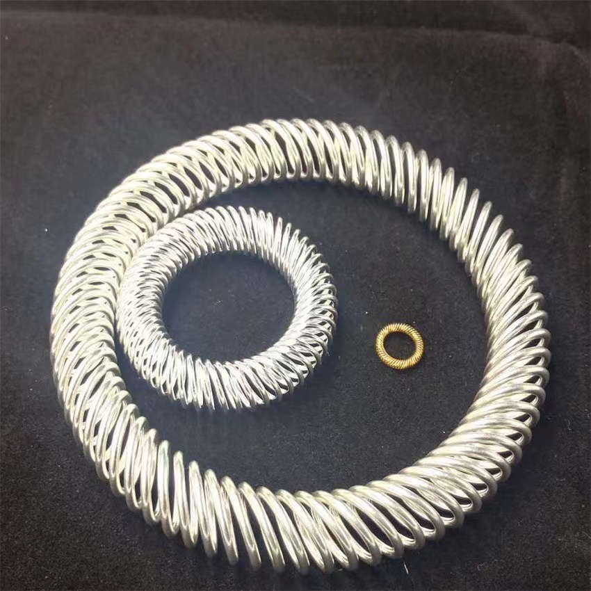 What are the advantages and application range of oblique coil springs?