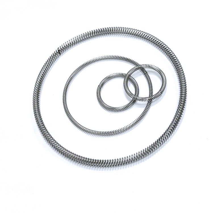 Application and customized production of canted coil springs
