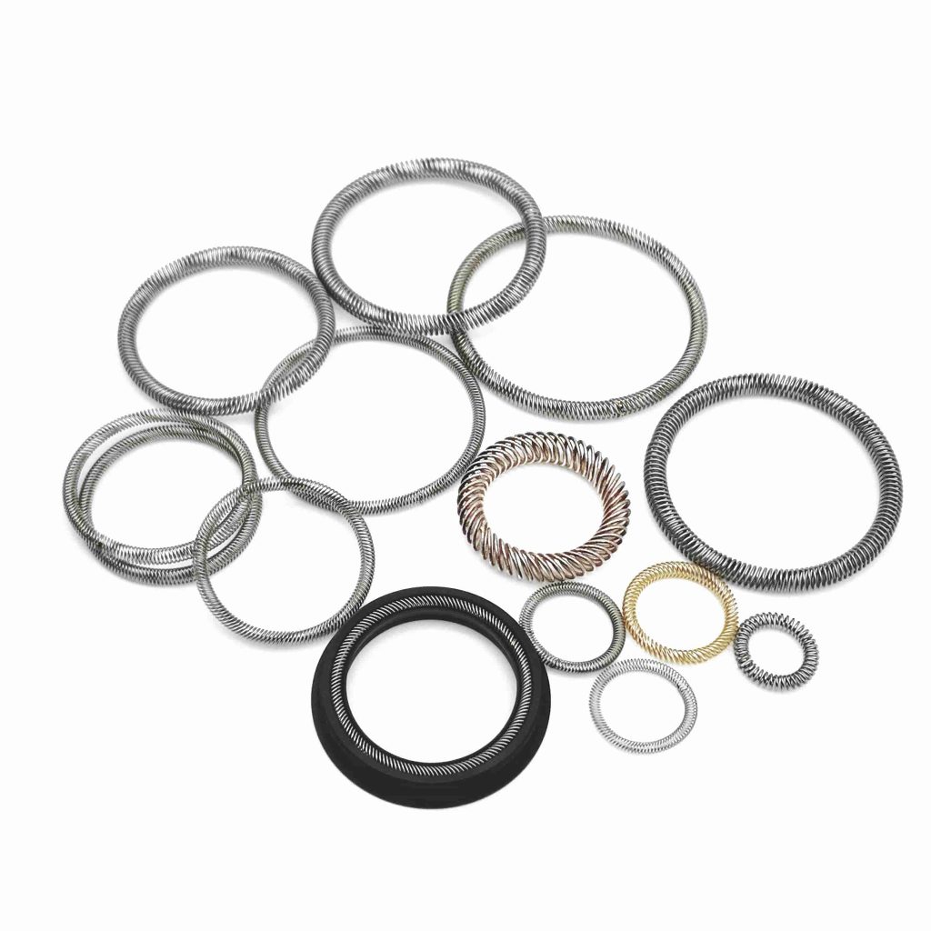 canted coil seal springs| slant coil seal springs|inclined coil spring-spring energized seal