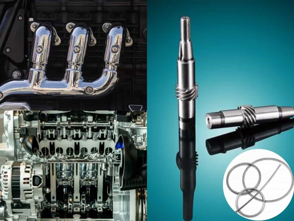 fuel injection systems, transmission components, and exhaust systems