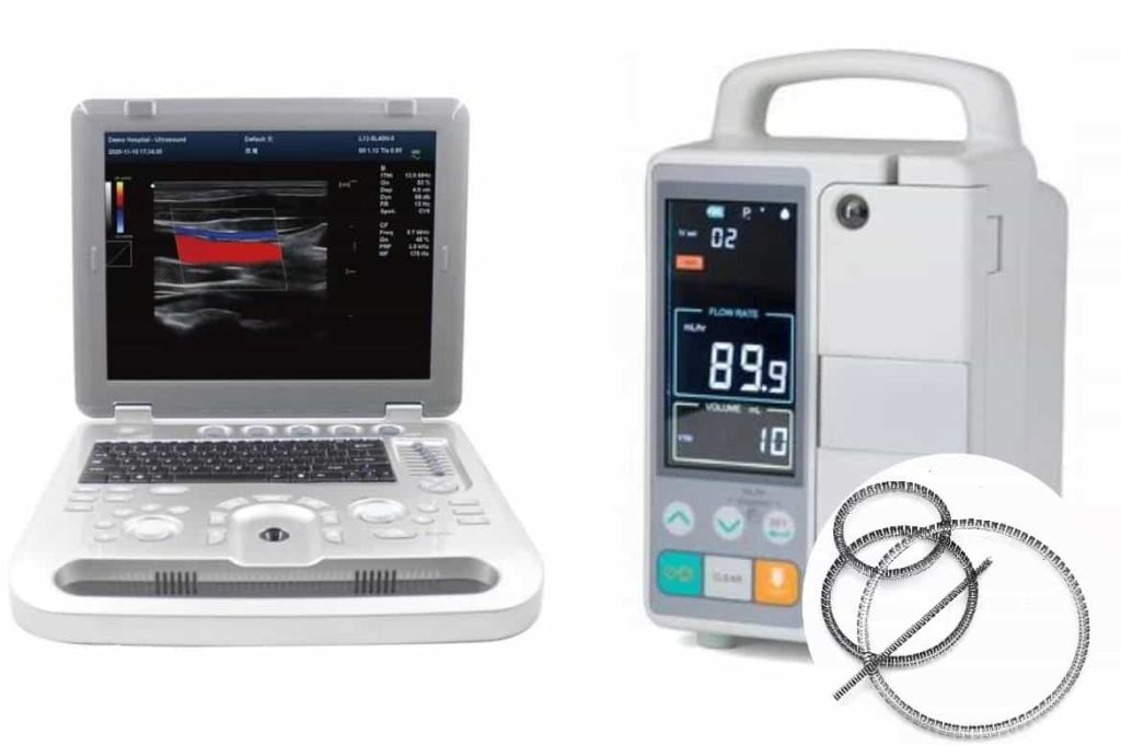 pumps, valves, and diagnostic equipment
