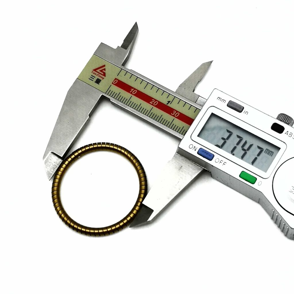 Helical springs for spring energized seals